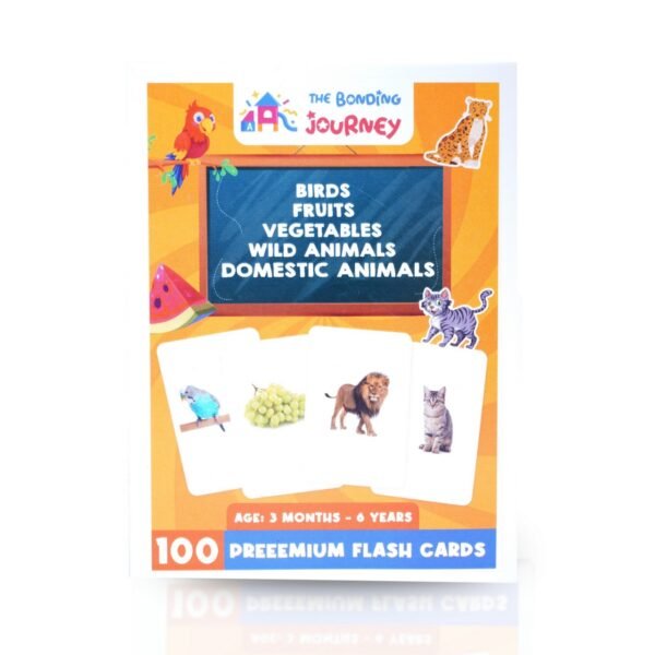 Combo - Birds, Fruits, Vegetables, Wild & Domestic Animals Flashcards