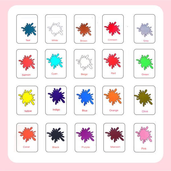 Combo - Birds, Insects, Colours, Domestic & Wild Animals Flashcards - Image 3